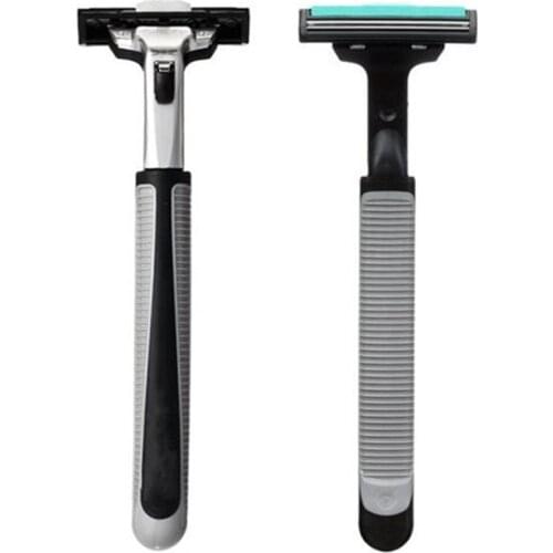 30 cutter head Men and Women Shaving Razor Shaver Replaceable Straight Manual Trimmer with Double Layers Razor Blades