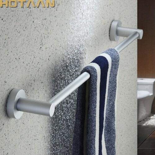 High Quality Aluminium Bathroom Accessory,Single Towel bar,Towel Rail, Anit-Rust Round Towel Holder,Bathroom Product YT-12196