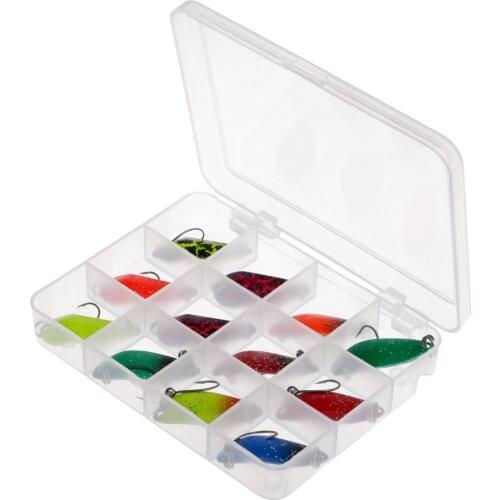 Hard Fishing Lures Metal Fishing Spoons, Hard Baits Metal Fishing Lures Spinner Baits, with High Carbon Steel Hook