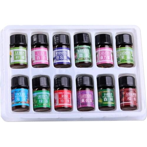 12Pcs/lot 3ml Essential Massage Aroma Oils Lavender Essential Oils For Aromatherapy Diffusers Spa Bath Massage Fragrances Oil