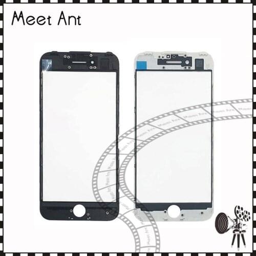 AAA New High Quality For iPhone 7G 7plus Touch Screen Panel Glass Outer Lens Screen with Digitizer frame