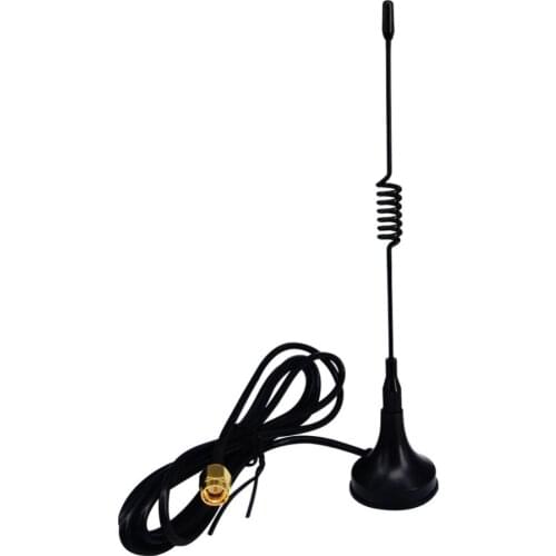 433MHz antenna 3dbi SMA Plug Male Crimp Aerial 1.5M RG174 Cable Magnetic Base