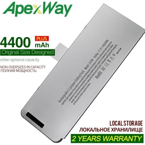 ApexWay 4400mAh батарея для ноутбука for Apple mcabook 13 "A1278 mb466ch/mb466j/mb466x/A MB467LL/A Аккумулятор для ноутбука