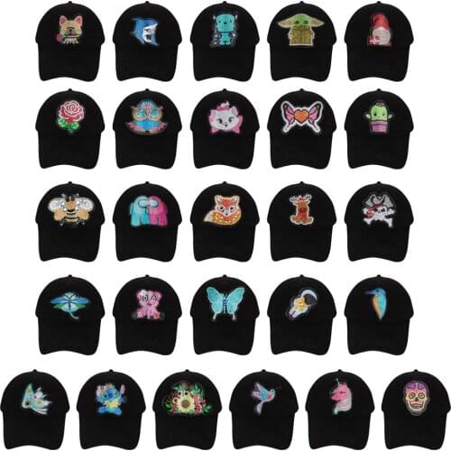 5D DIY Diamond Painting Baseball Cap Snapback Hat Fashion Sticker Drill Summer Sun Hat Mosaic Kits Gift