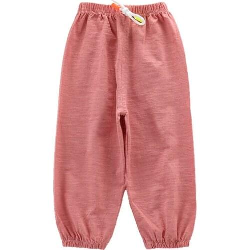 1 2 3 4 5 Yrs Baby Summer Candy Color Pants Boy Girl Soft Cotton Bloomers Loose Pants Kids Spring Pant Clothing
