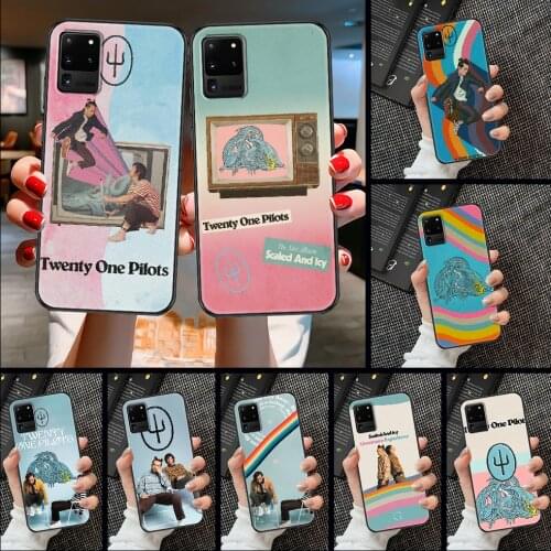 SCALED AND ICY Twenty One Pilots Phone case For Samsung Galaxy Note 4 8 9 10 20 S8 S9 S10 S10E S20 Plus UITRA Ultra black