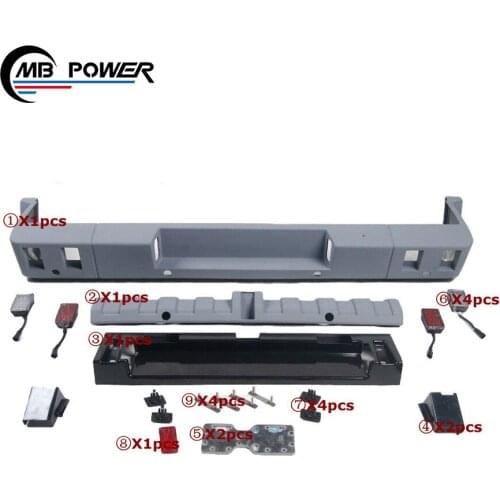 G class w463 G63 G500 B style rear bumper for w463 G350 G500 G63 G65 to B style rear bumper high quality PU material