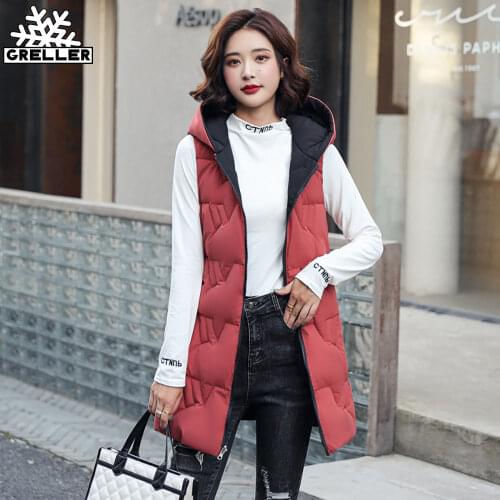 Женские длинные жилеты GRELLER China At AliExpress