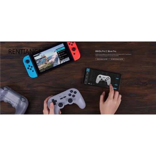 HOT 8Bitdo Pro 2 Bluetooth Gamepad Controller Met Joystick Voor Nintendo Switch, Pc, Macos, Android, stoom & Raspberry Pi MAC