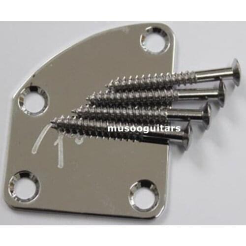 Chrome Guitar Neck plates custom shop