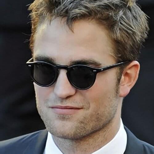 2021 Round Mens Sunglasses Luxury Brand Travel Small Frame Sun Glasses Black Leopard Eyeglasses Vintage Shades UV400 Points