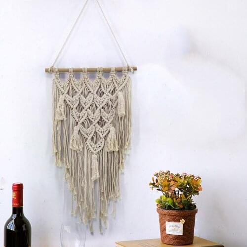 Macrame Hand-woven Tapestry Bohemian Wall Decoration Wall Hanging Of The Living Room Bedroom Decoration Gorgeous Dreamcatcher