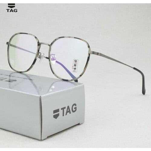 Fashion myopia optical glasses frame women retro eye glasses frames for women Metal prescription computer spectacle frames 6004