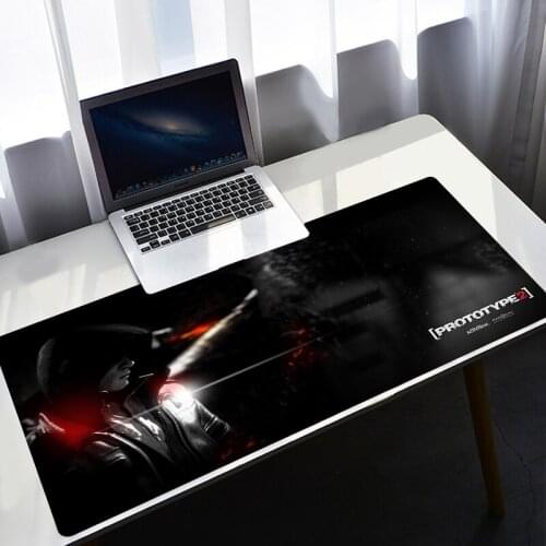 Prototype Desk Pad Gaming Mouse Mat Gamer Accessories Mause Xxl PC Cabinet Table Computer Mousepad Anime Pads Varmilo Carpet Hot