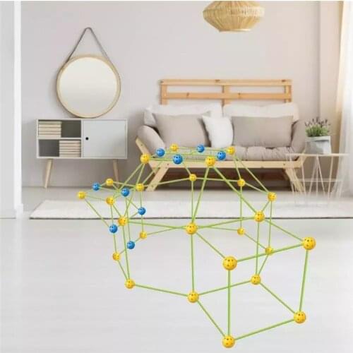 New Kids Construction Fort Building Castles Tunnels Tents Kit DIY 3D Play House Building Toys For Boys Girls Gift Pre-sale