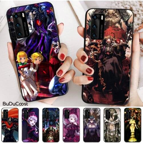 Painted Overlord Anime Phone Case For Huawei P20 P30 P20Pro P20Lite P30Lite Psmart P10 P40 pro