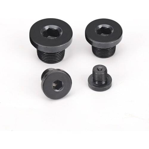 M16 To M27 Male Carbon Steel End Plug Cap With Flange Hex Socket Hydraulic Water Steam Oil Gas 2.5Mpa