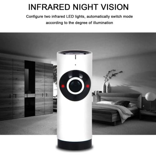 720P Wifi Camera Panoramic 360 Degree Fish-eye Smart Home Security Surveillance Baby Monitor Webcam Night Vision Camera