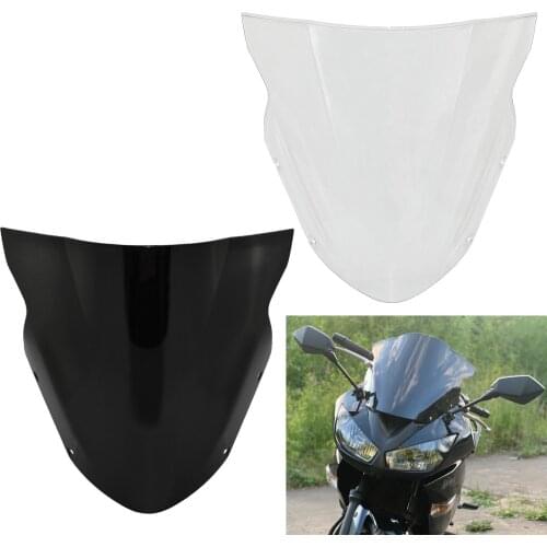 Motorcycle Front Windscreen Windshield Fly Screen Shield Wind Deflector For KAWASAKI Ninja 650R ER6F ER-6F EX650 2009 2010 2011