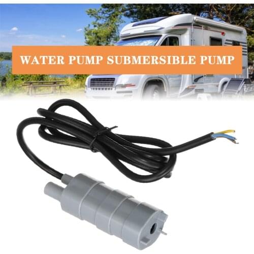 DC 12V Motorhome High Flow Submersible Water Pump Whale Pump Portable Mini Low Noise Brushless Water Pump For Camper Caravan