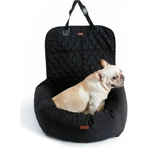 Dropshipping Only Dog Car Seat Bed Travel Dog Car Seats for Small Medium Dog Front/Back Seat Indoor/Car Use Pet Car Carrier Bed