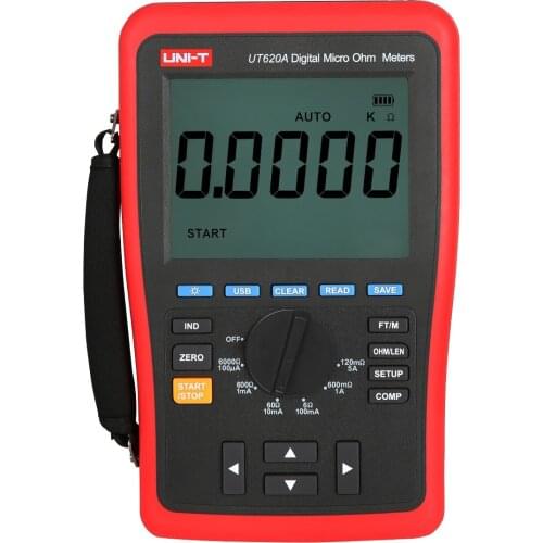 Constant current low resistance tester four wire data measurement USB mass storage transfer backlight