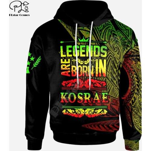 PLstar Cosmos 3DPrint Tribal Kosrae Polynesian Tropical Flower Hibiscus Harajuku Streetwear Funny Unisex Hoodies/Zip Hoodies-b14