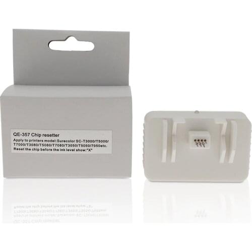 QE-357 Ink Cartridge Chip Resetter For Epson Surecolor T3000 T5000 T7000 T3080 T5080 T7080 T3280 T5280 T7280 T30600 Printer