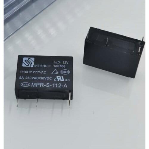 [In stock] Brand new original Relay MPR-S-112-A 4pins 5A 12V