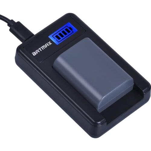 1Pc 1100mAh NB-2L NB 2L NB2L NB 2LH Camera Li-ion Battery + LCD USB Charger for Canon DC310 DC320 DC330 DC410 DC420 HV20 HG1