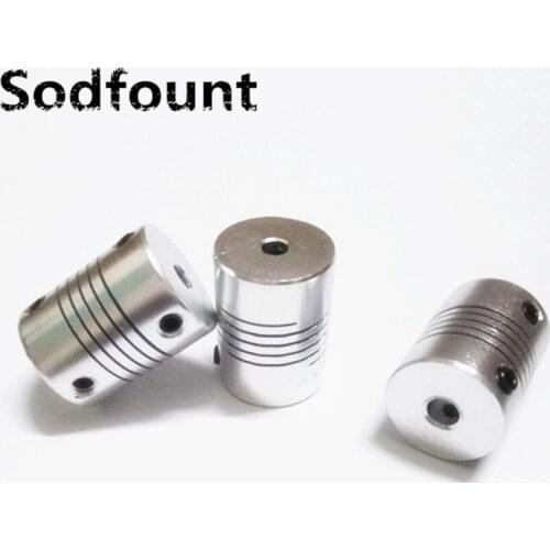 1pcs CNC Motor Jaw Shaft Coupler Flexible Coupling OD 25x30mm D25L30 wholesale Dropshipping 5/6/8/10/12 mm