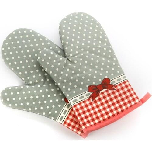 1PCS New Baking High Temperature Microwave Oven Gloves Insulation Anti-scalding Thickening Long Heat Resistance Cooking Mitten