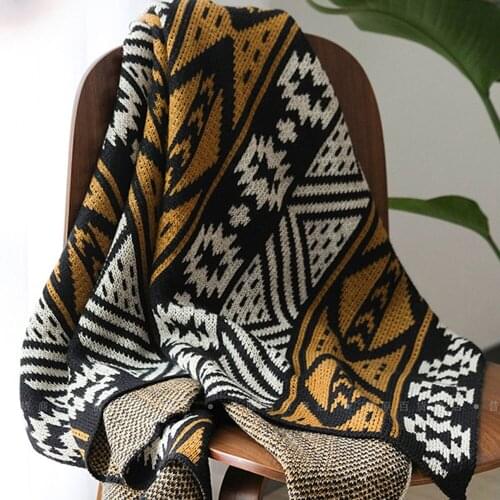Acrylic Knitted Shawl Blanket Nap Blanket Winter Blanket Sofa Cover Air Conditioner Blanket