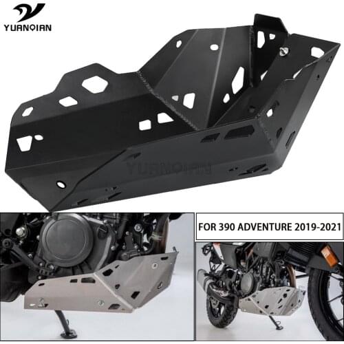 CNC Motorcycle Engine Base Chassis Engine Guard Bottom Skid Plate Splash Protector For 390ADVENTURE 390 ADVENTURE 2019 2020 2021