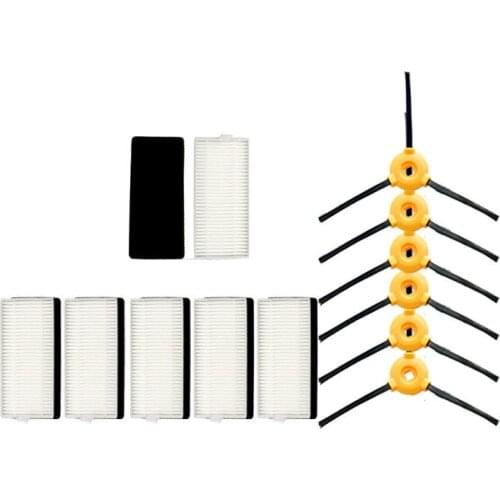 HEPA Filter Sponge Filters Side Brush for Eufy RoboVac 11 RoboVac 11c Robotic Vacuum Cleaner Filter Parts Accessories