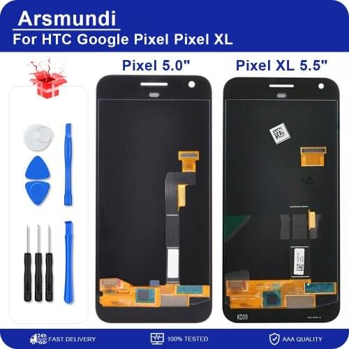 For HTC Google Pixel XL LCD Display Touch Screen Digitizer Assembly For Google Pixel LCD Screen Replacement