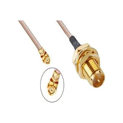 5pcs RG178 Coaxial Cable Straight RP SMA Female (Contact Pin) to uFL/u.FL/IPX Connector Pigtail Cable 20 cm Length