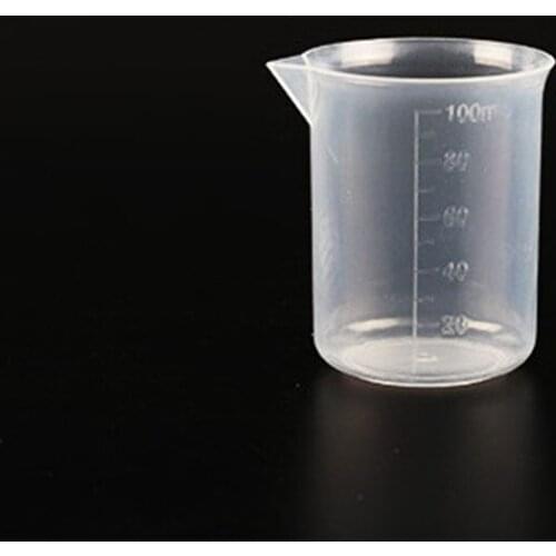 100ml Small Measuring Cup w/Clear Scales Kitchen Clear Plastic Jug Beaker DIY Tool Jewelry Make Measuring Tool For Laboratories