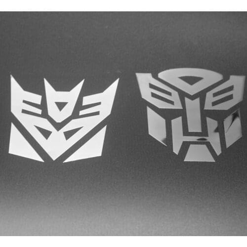 Car Styling Metal Transformer Sticker Decals 3D Reflective Motorcycle Laptop truck Car window Body bumper decals Decoration