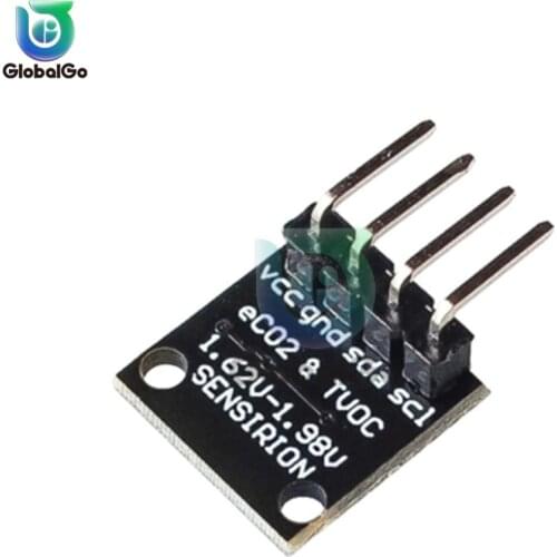 SGP30 Gas Sensor Module TVOC/eCO2 Indoor Air Quality Formaldehyde Carbon Dioxide Measurement Sensor Board IIC I2C Interface 4Pin