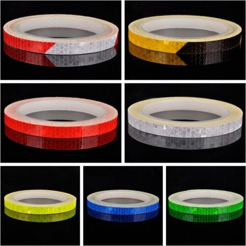 Motorcycle Bike Wheel Body Sticker Reflective Sticker Night Warning Reflector Durable And Waterproof Wearable Accessories