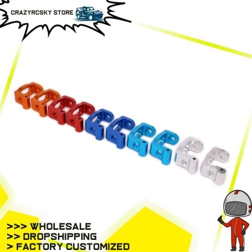 Front Steering C-Hub Carrier Knuckle Upright Set Left&Right 113708 For Rc Hobby Car 1/10 HPI RS4 6061-T6 Chub CNC Alloy Aluminum