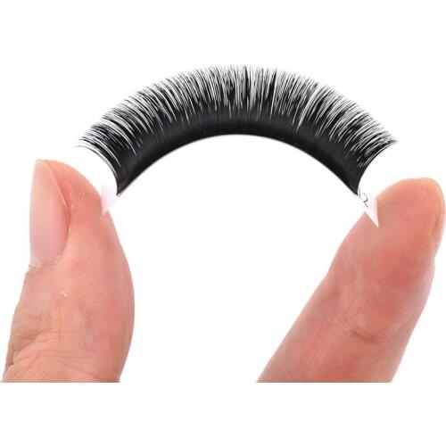 LASHPLUS Russian Volume 12 Lines Mix-Length Eyelashes Extensions Individual EyeLash Soft Eyelash