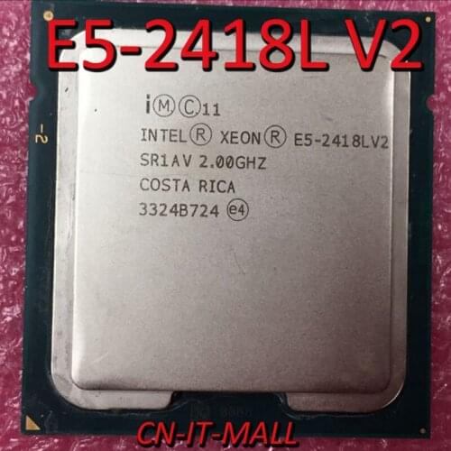 Pulled E5-2418L V2 Server cpu 2.0G 15M 6Core 12 Thread LGA1356 Processor
