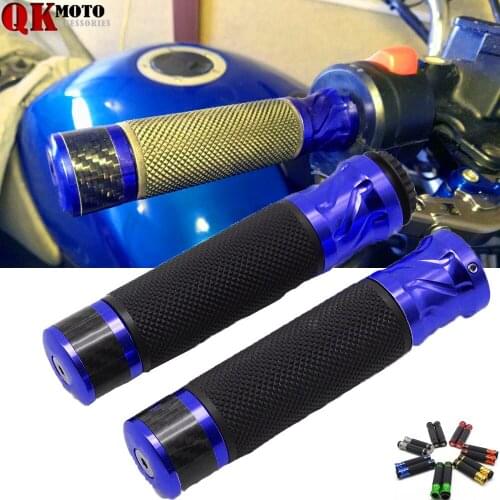 Motorcycle Universal 7/8''22mm CNC Handle bar hand Grips FOR honda cbr 600 f4i f4 f3 f2 ducati 848 999 triumph daytona765r 09-12