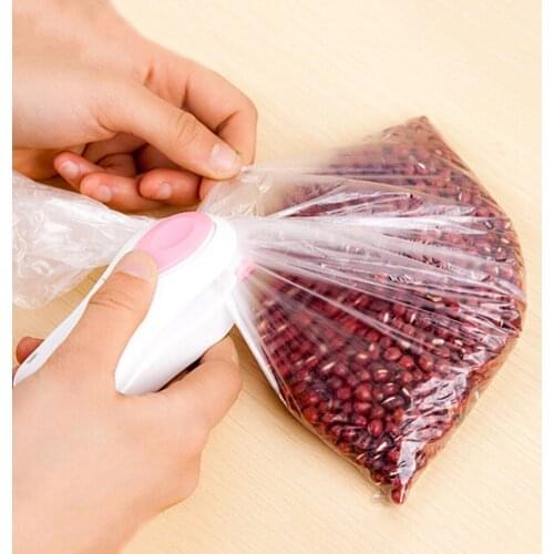 Vacuum Food Sealer Mini Portable Heat Sealing Machine bag Sealer Seal Machine Poly Tubing Plastic Bag Kit Tool Worldwide Store