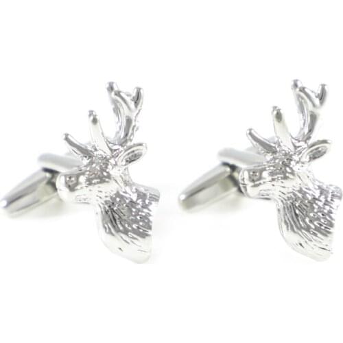 Reindeer Cufflinks Calibou Cufflinks Stags Head Cuff Links Fathers Day Wedding Birthday Gifts Cuff Links