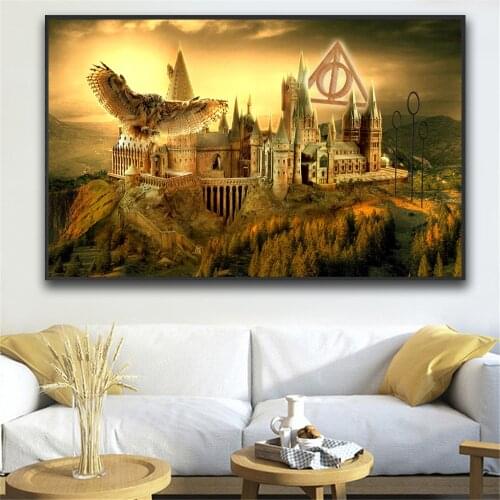 Animals Owl Landscape Poster Canvas Paintings Home Decor on The Wall Art Picture Posters for Living Room Decoration