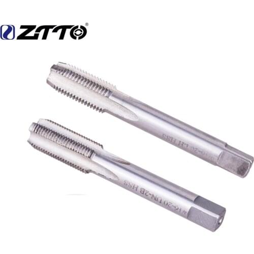 ZTTO MTB Bicycle crank thread Tapping device crankset 9/16 inch threading driver pedal thread tool steel sashes crank tapes 9 16