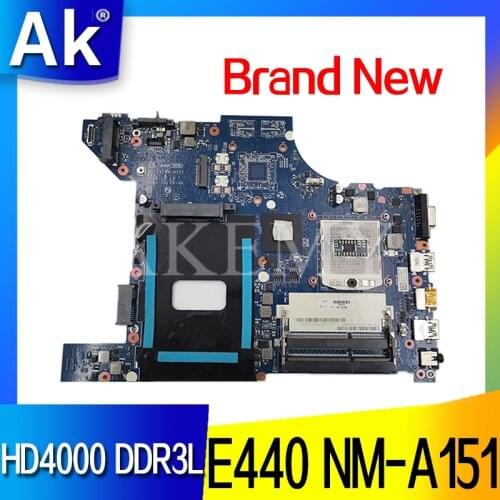 04X4790 AILE1 NM-A151 MAIN BOARD For Lenovo Thinkpad Edge E440 Laptop Motherboard UMA HD4000 DDR3L
